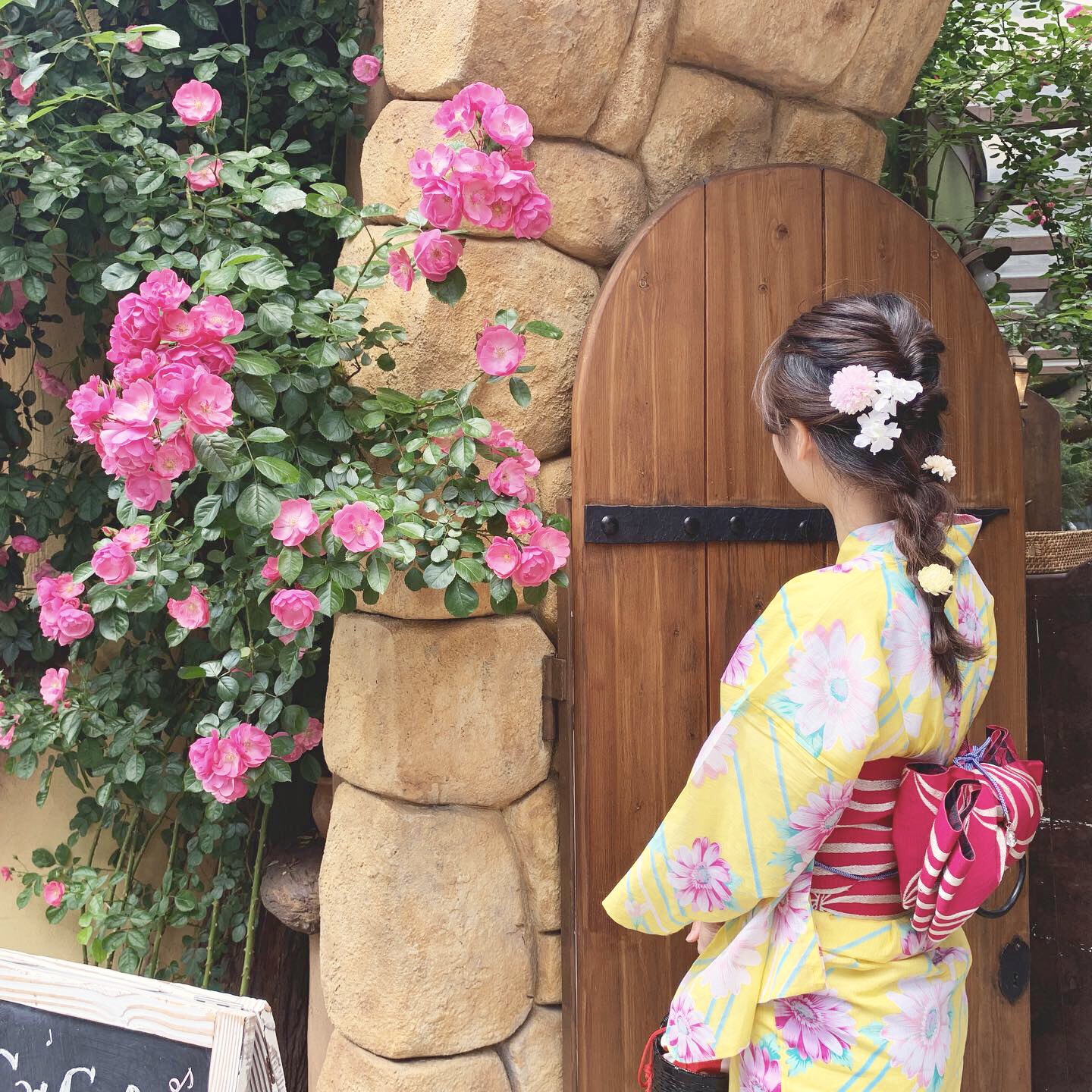 浴衣でお散歩☆