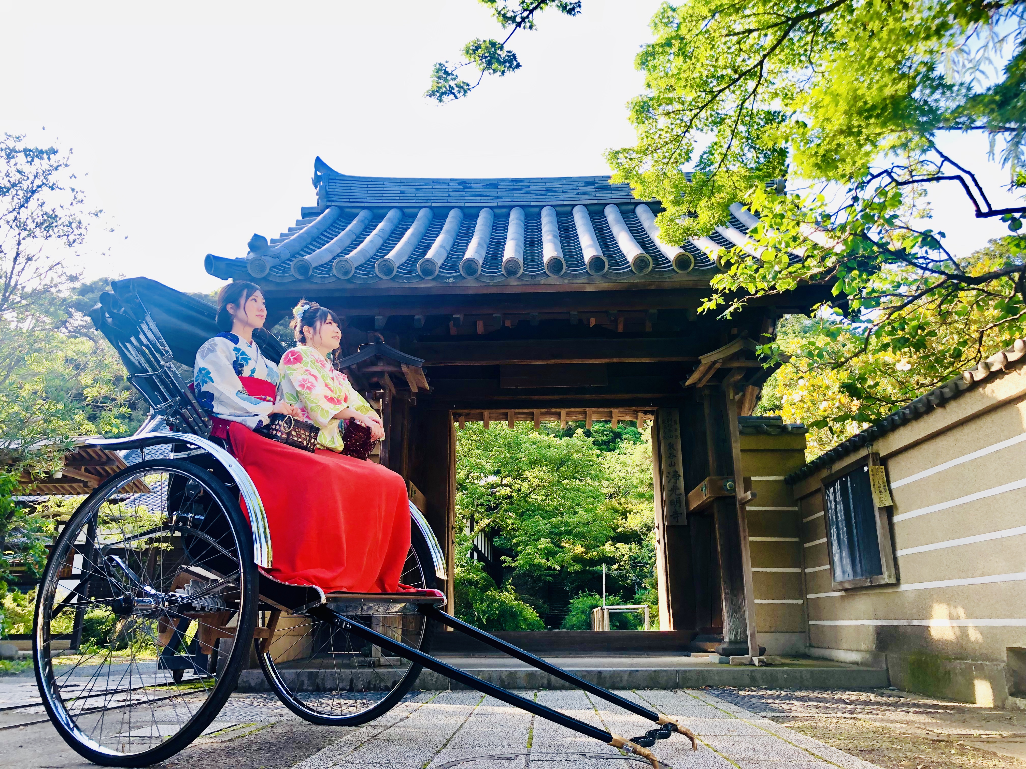 鎌倉といったら人力車(*>ω<*)