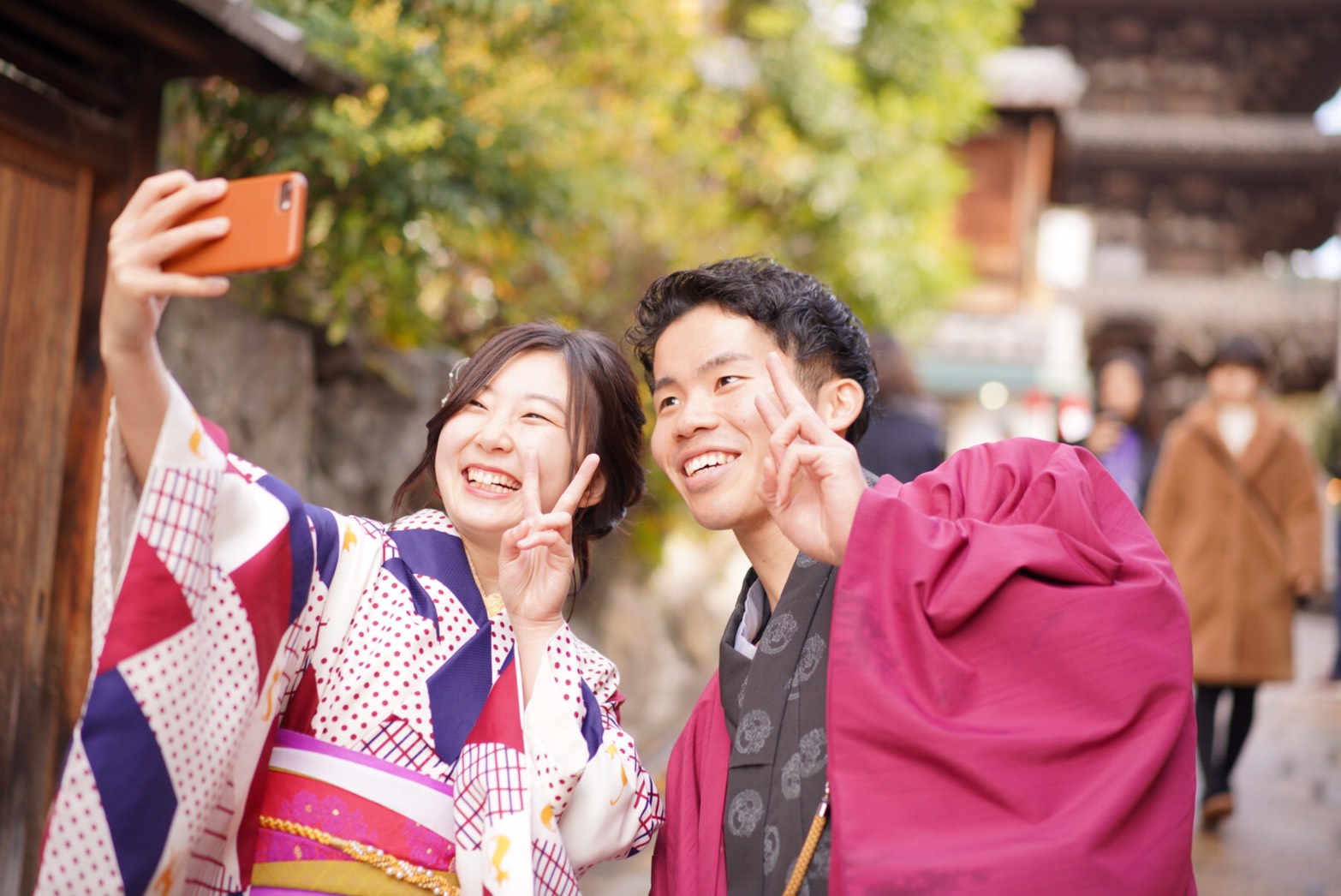 着物で祇園デート(*^-^*)
