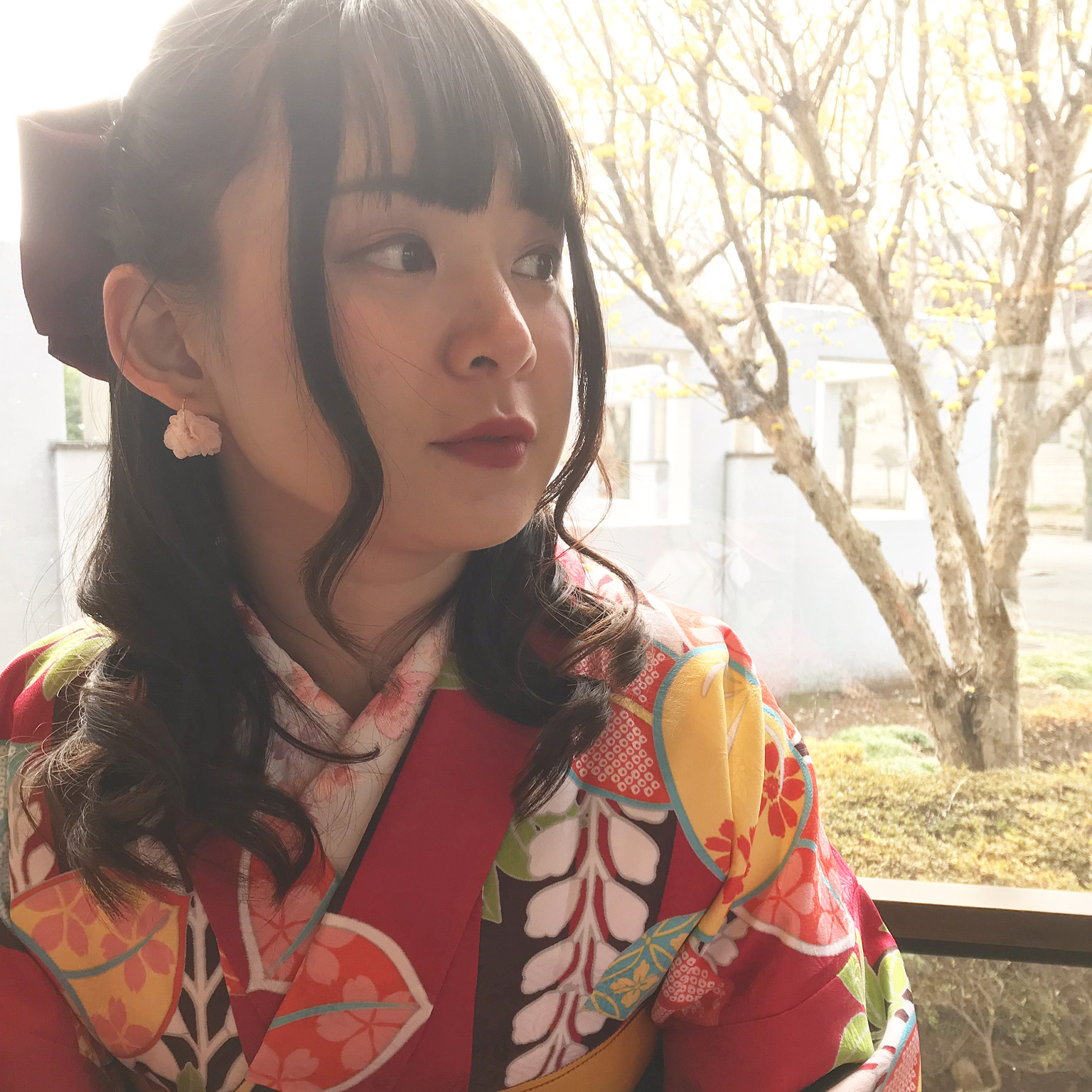 ハーフアップ