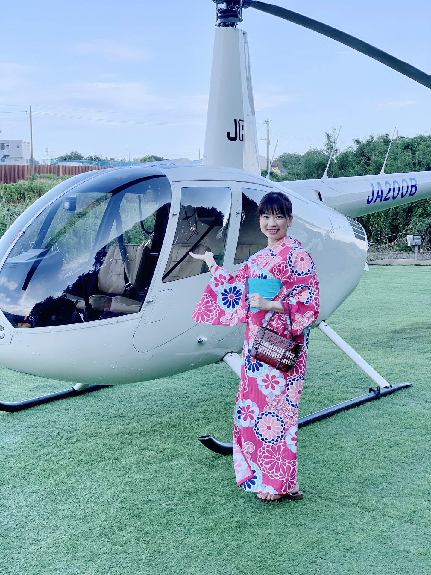 ✈浴衣で空の旅✈