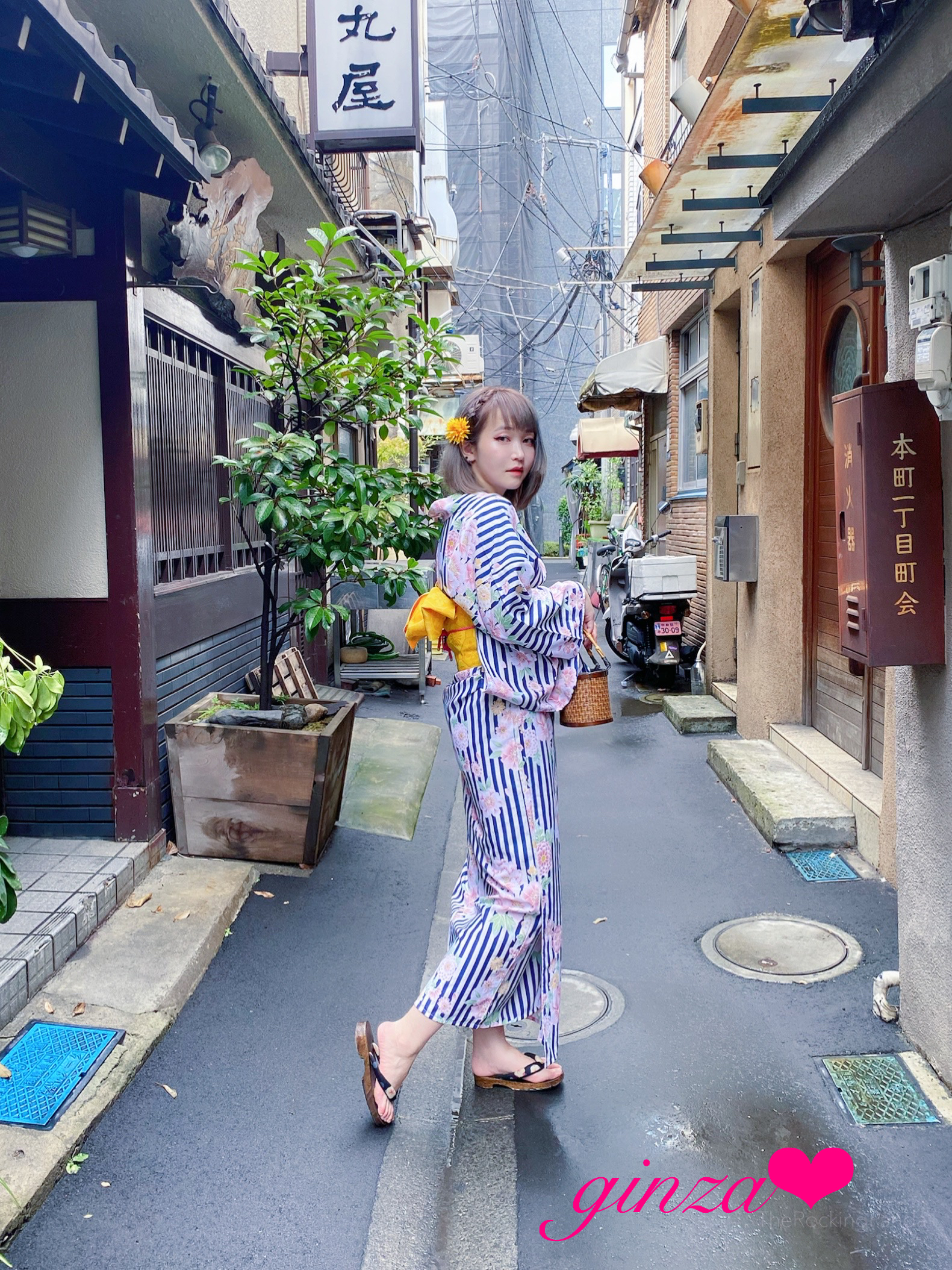 銀座の路地裏でお洒落なお写真^_^