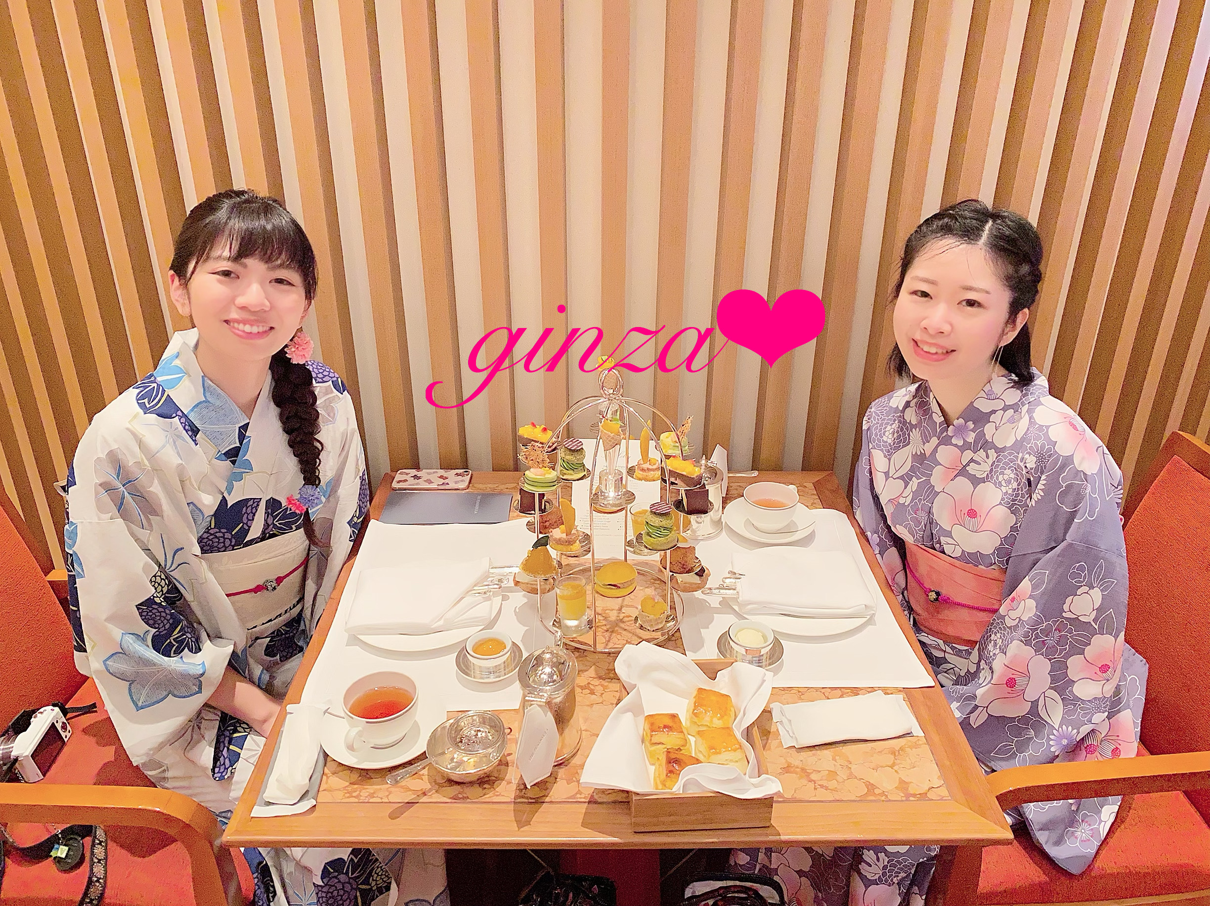銀座ペニンシュラ東京にてアフターヌーンティー♪( ´▽｀)