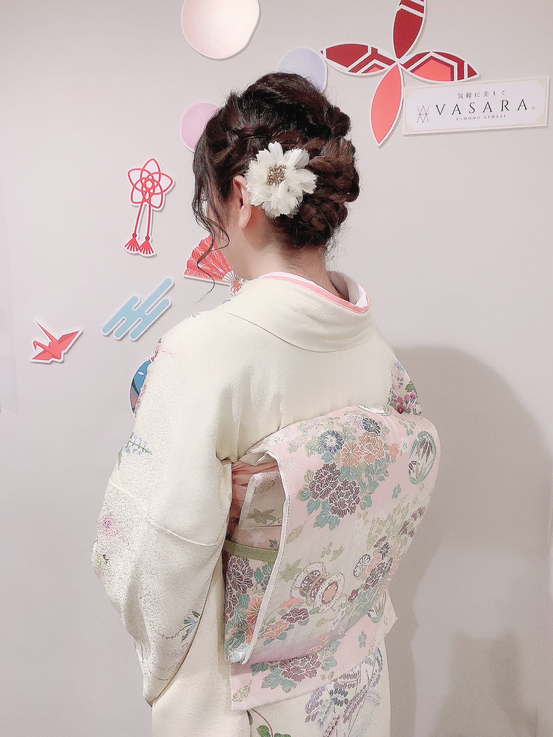 お顔合わせは是非、大人可愛い訪問着で！！(๑･̑◡･̑๑)