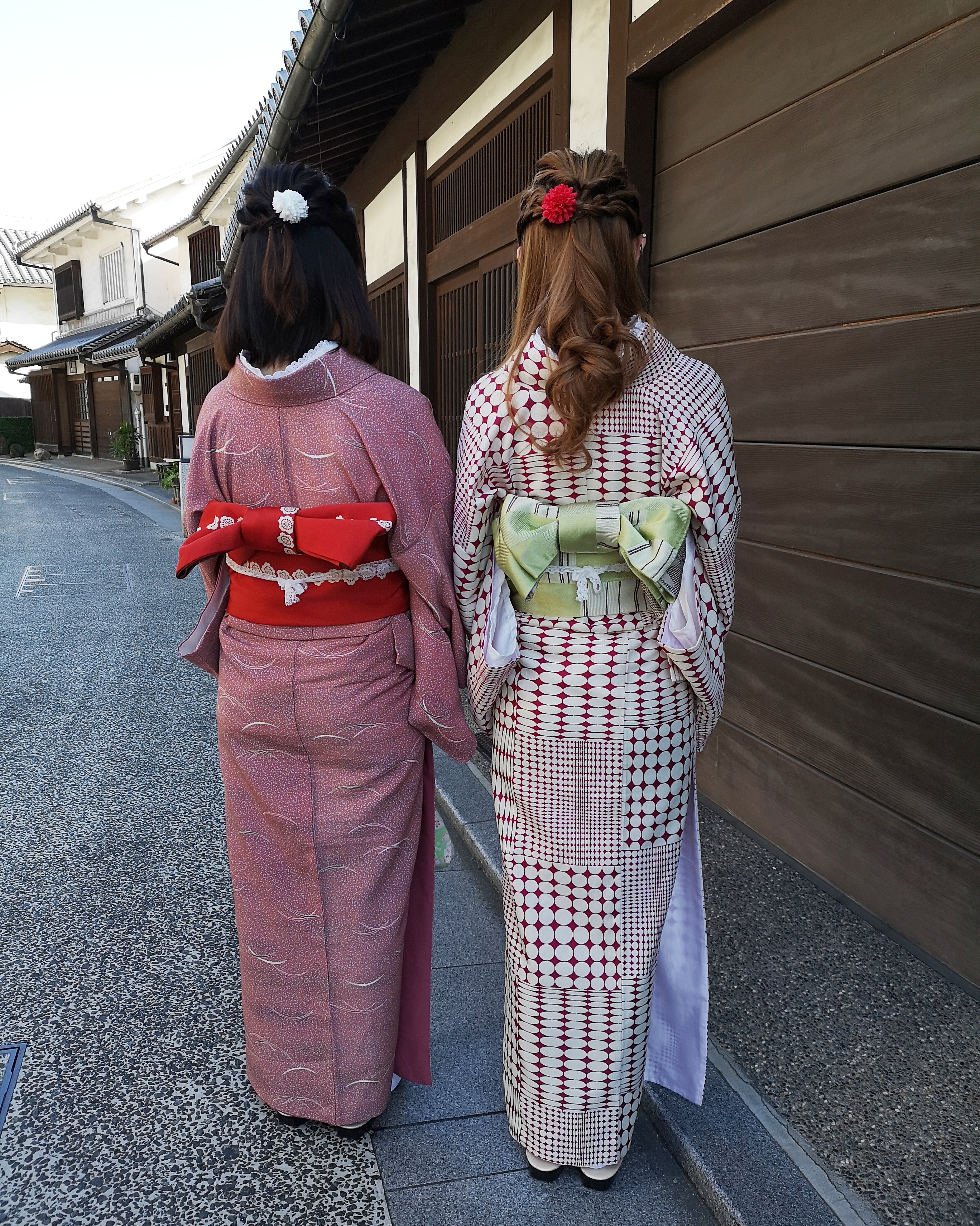 倉敷美観地区とレトロコーデは最高の相性♪