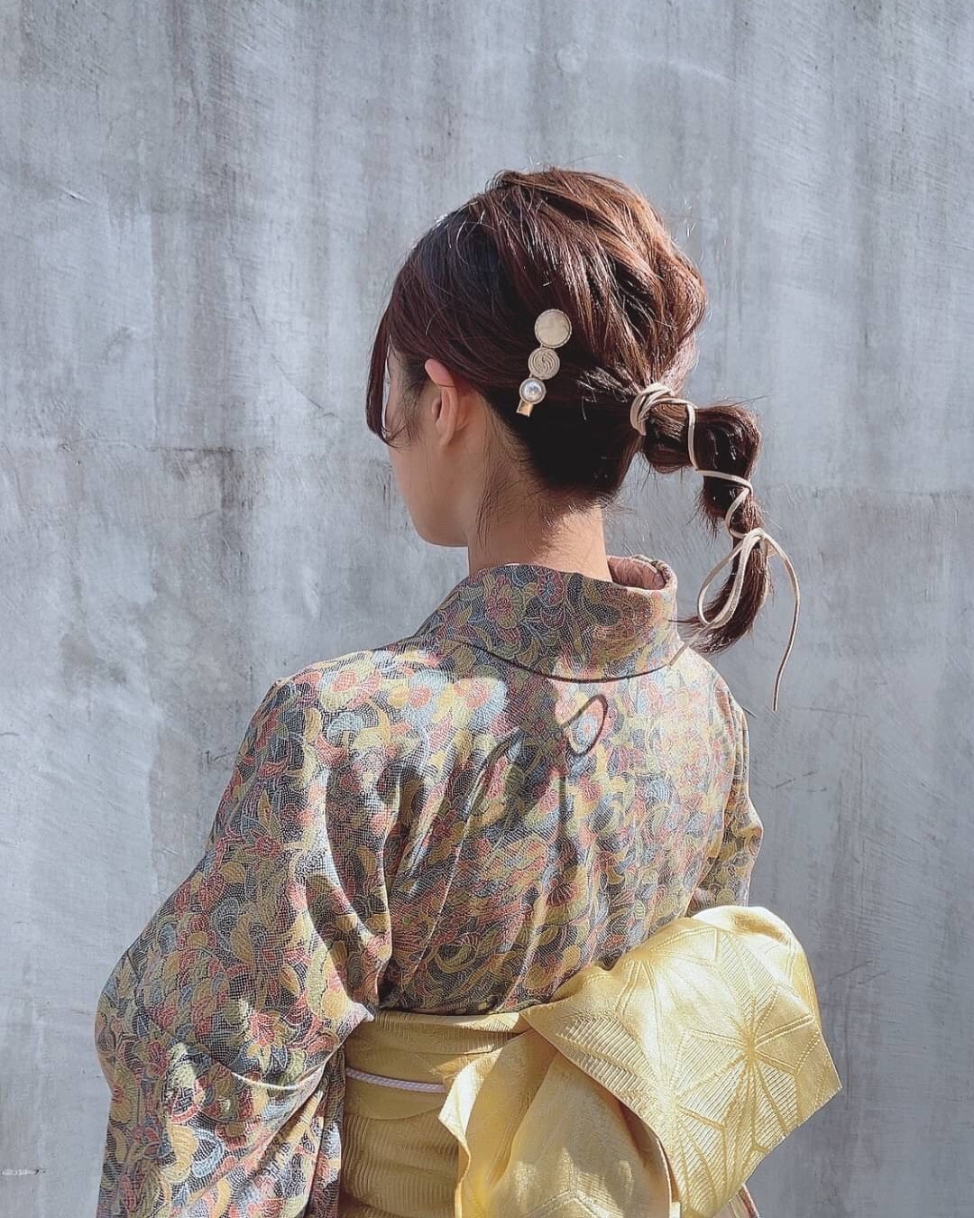 ヘアスタイルも流行にのって♪