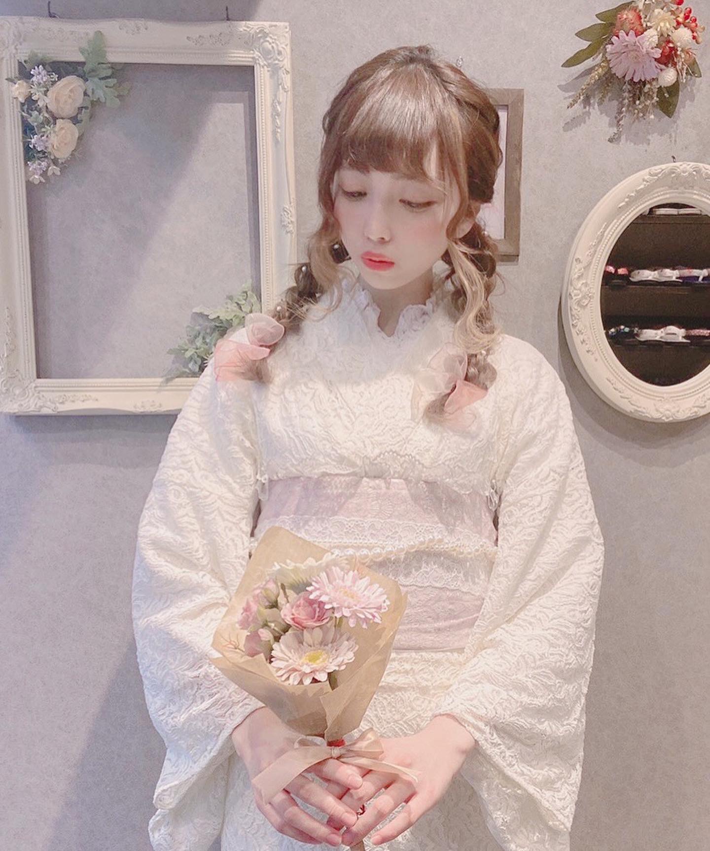 レース浴衣で大人可愛く❤︎