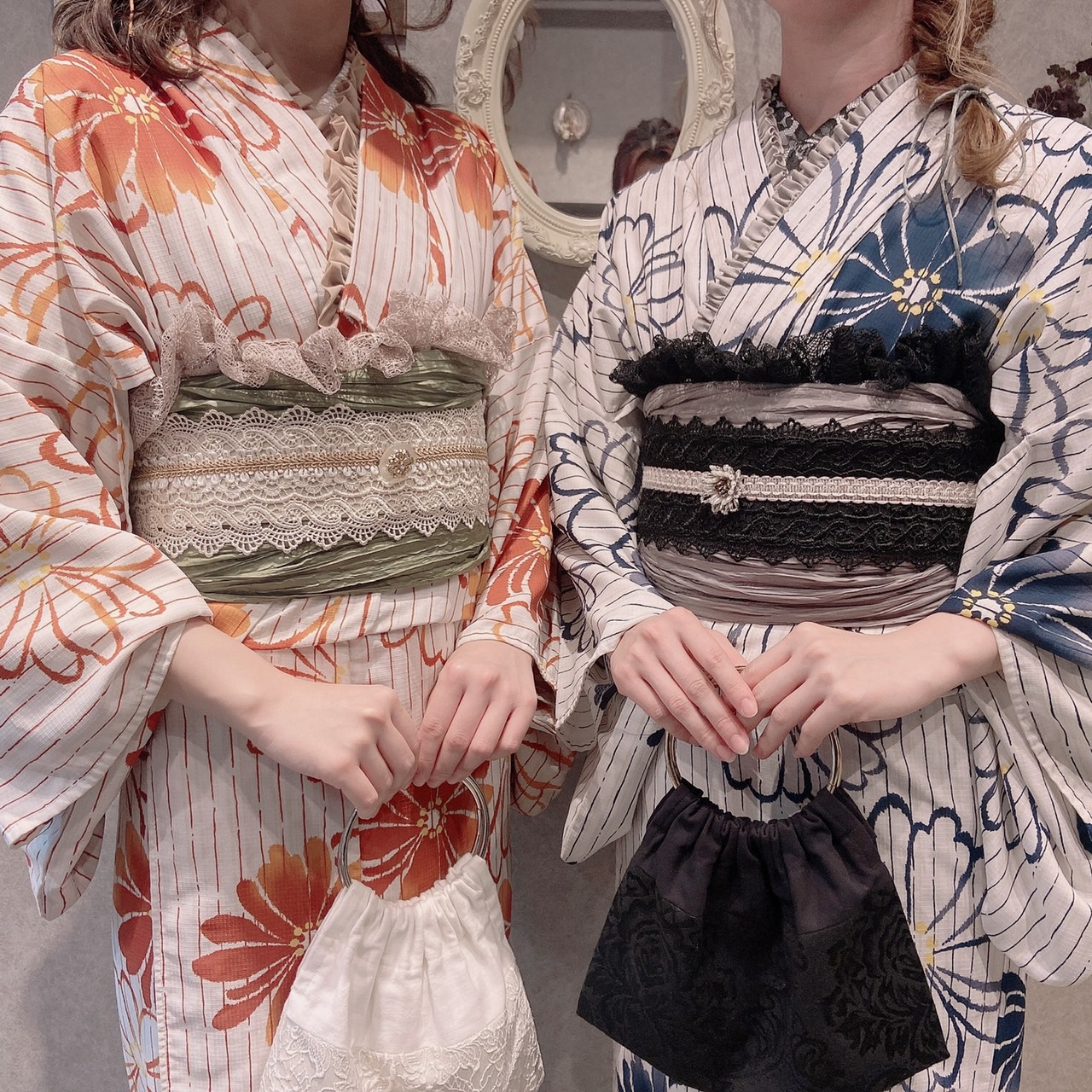 秋コーデで散策