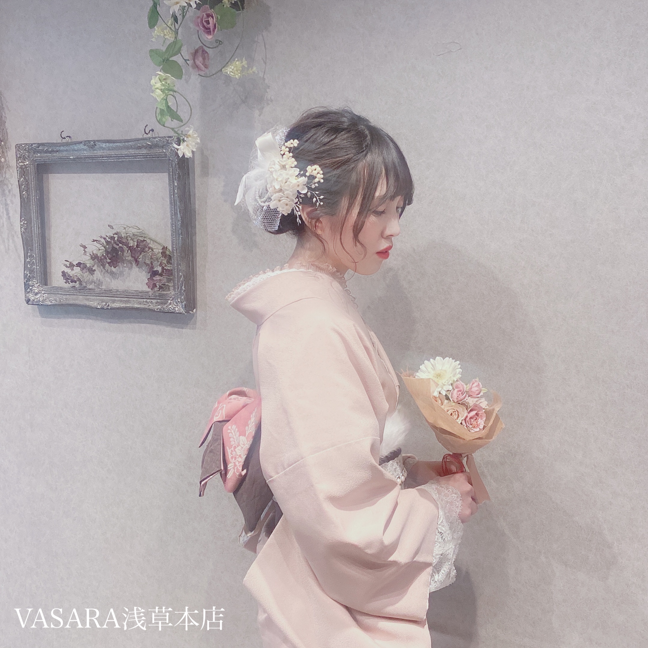 ファー小物で可愛く✨