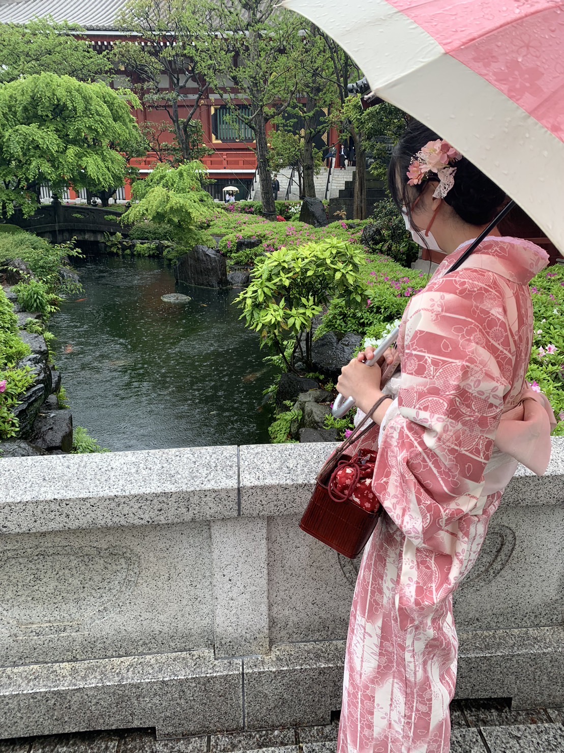 雨の日でも♡