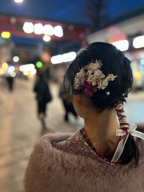 夜の着物♪