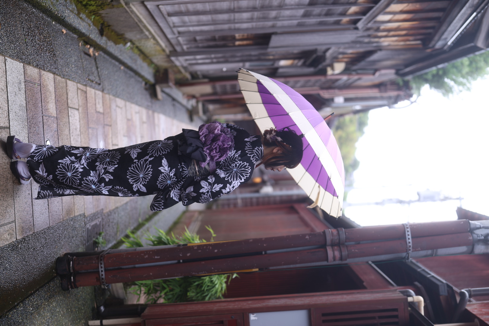 金沢兼六園店♡雨の日も浴衣がかわいい