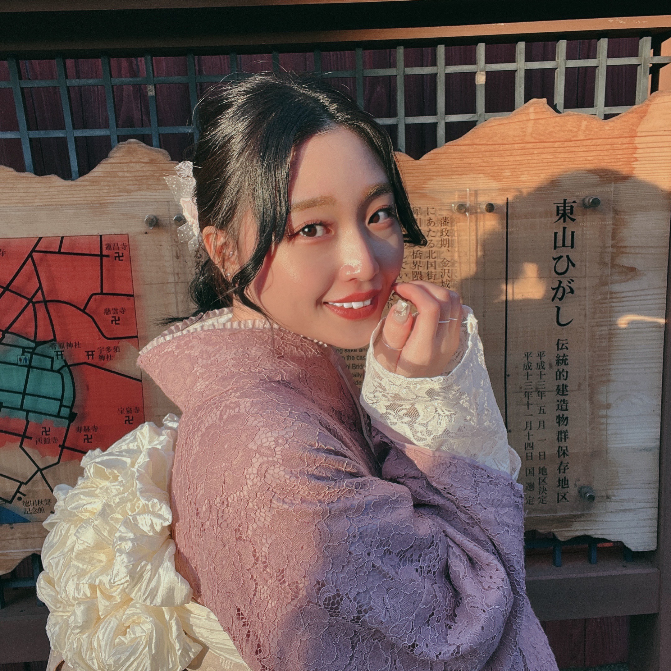 兵児帯で華やかに♡