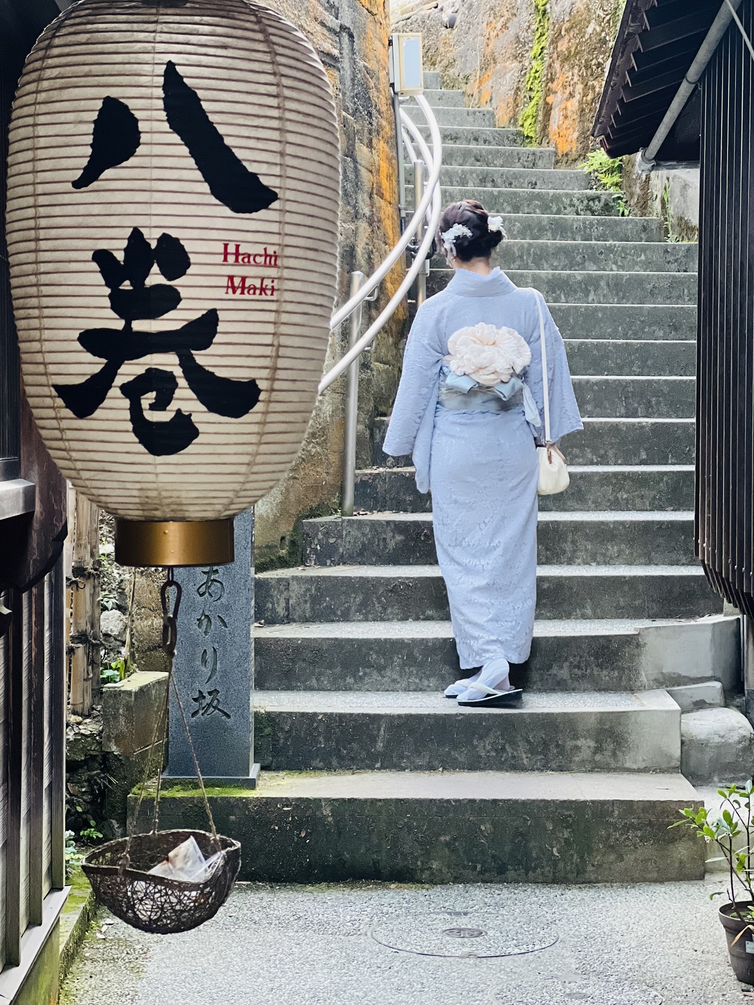 橋場町にて